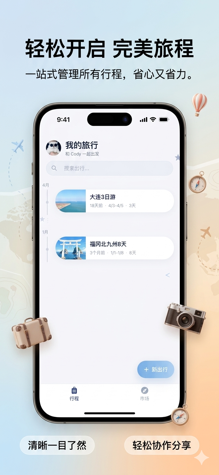CodyGo 行程列表